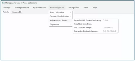 KB Menu Structure
